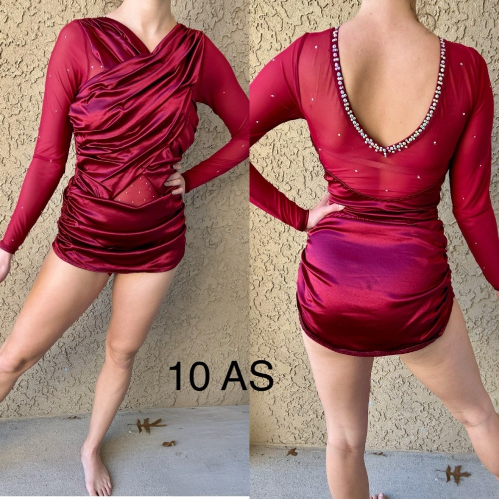 Red lyrical costume